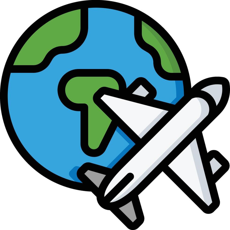 plane illustration, icon or symbol vector