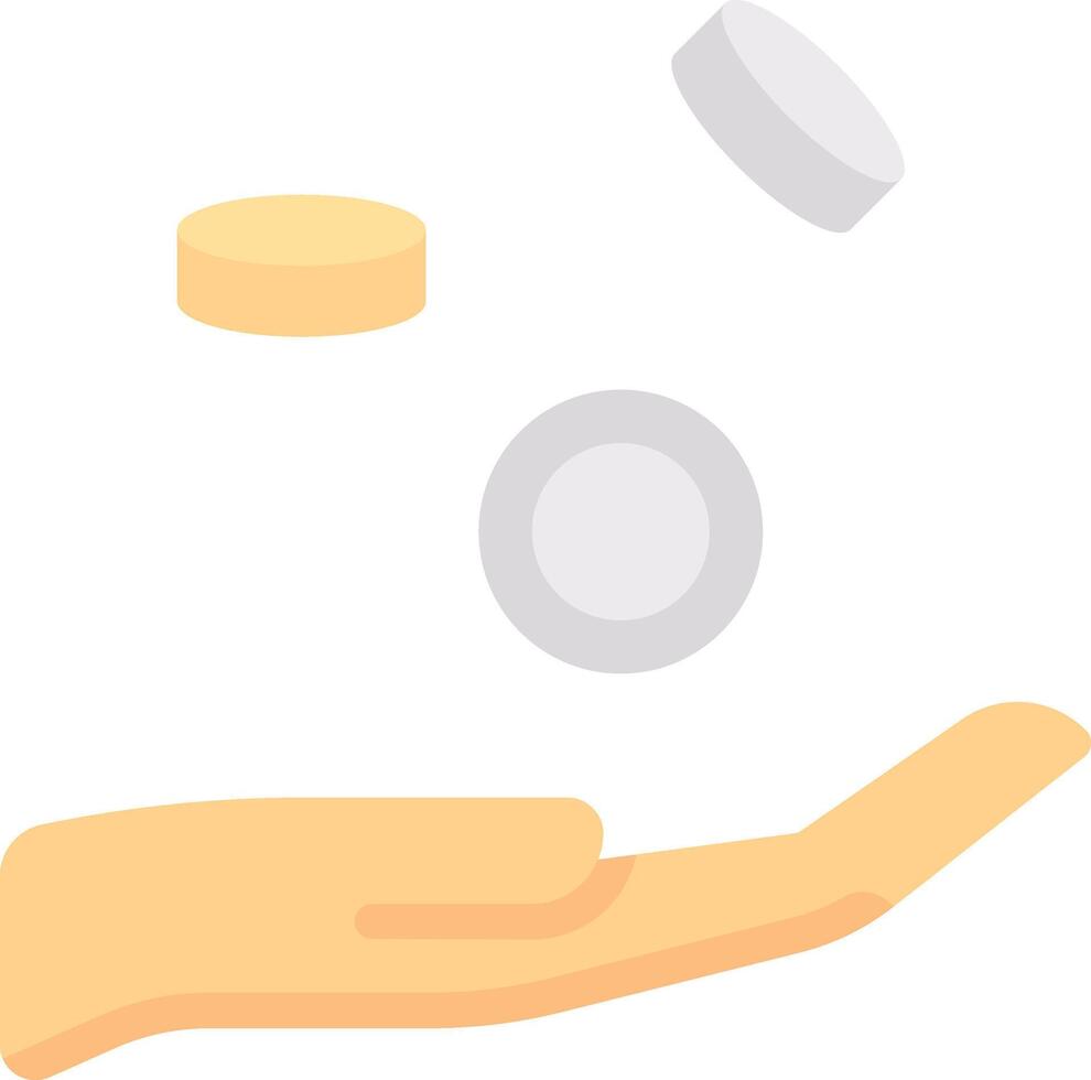 donation illustration, icon or symbol vector