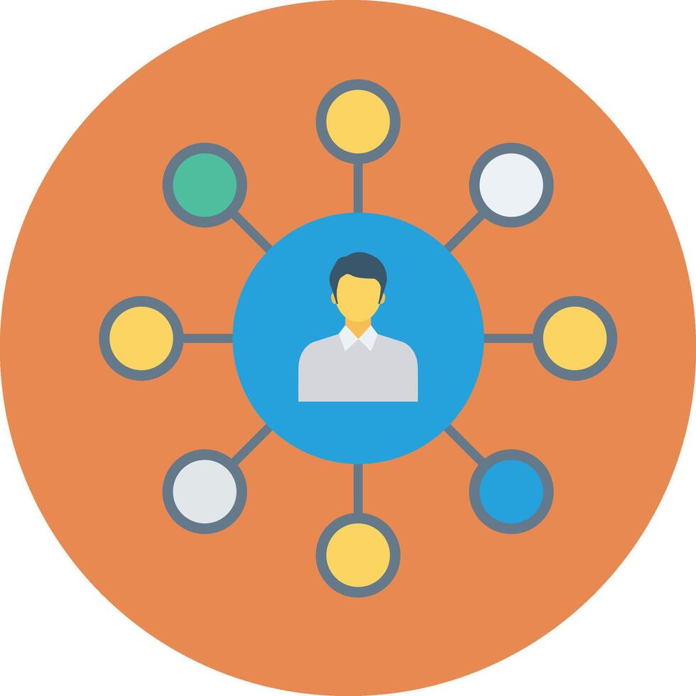 network illustration, icon or symbol vector
