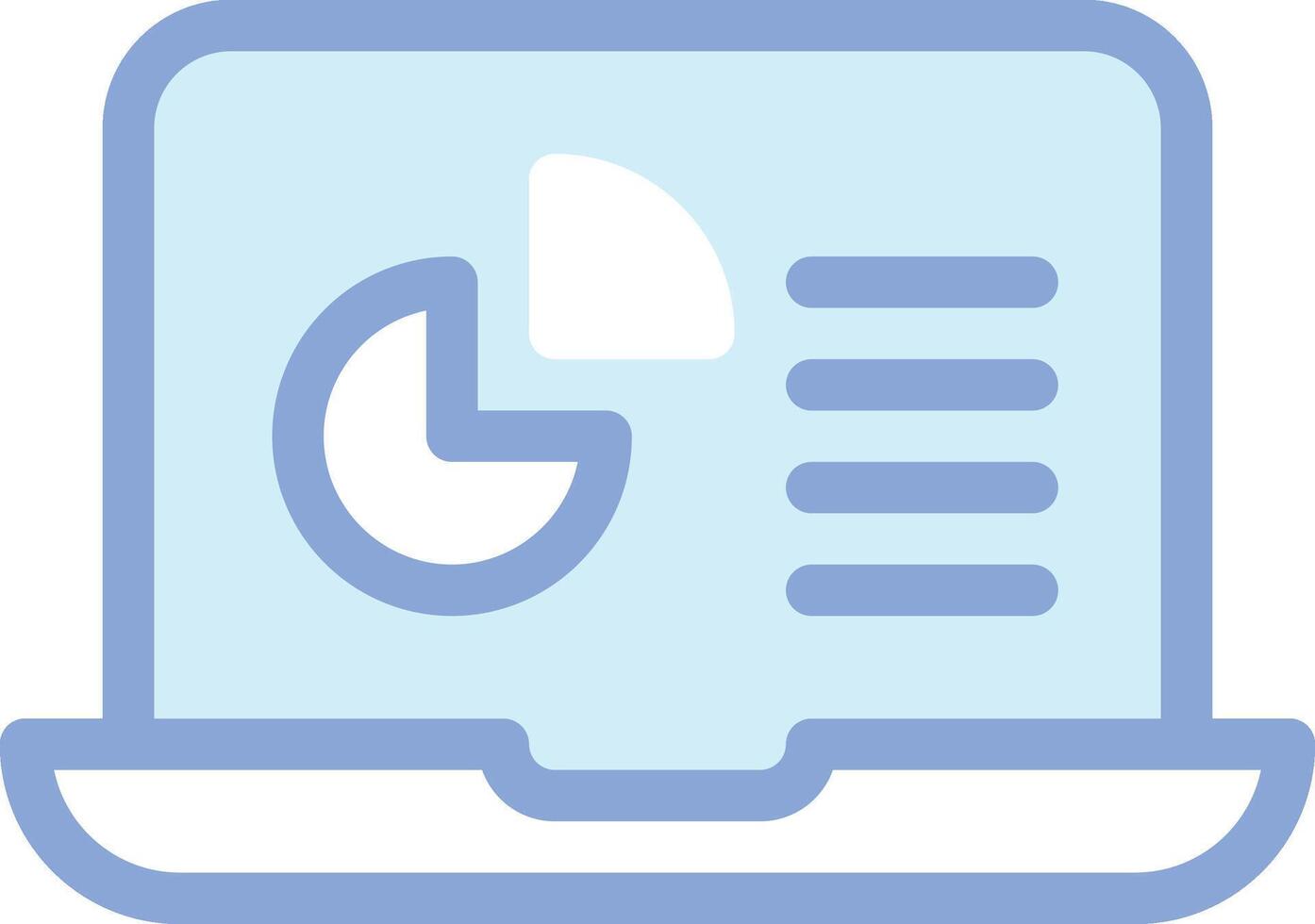 data analytics illustration, icon or symbol vector