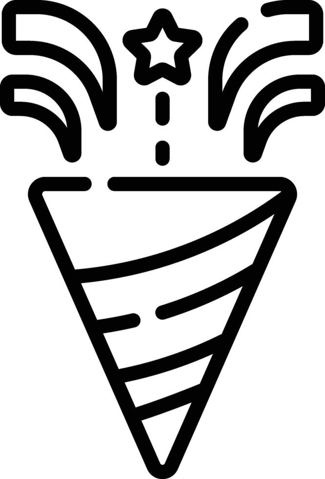 confetti illustration, icon or symbol vector