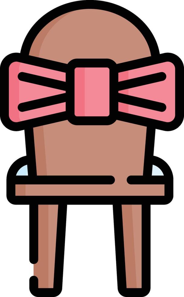 chair illustration, icon or symbol vector