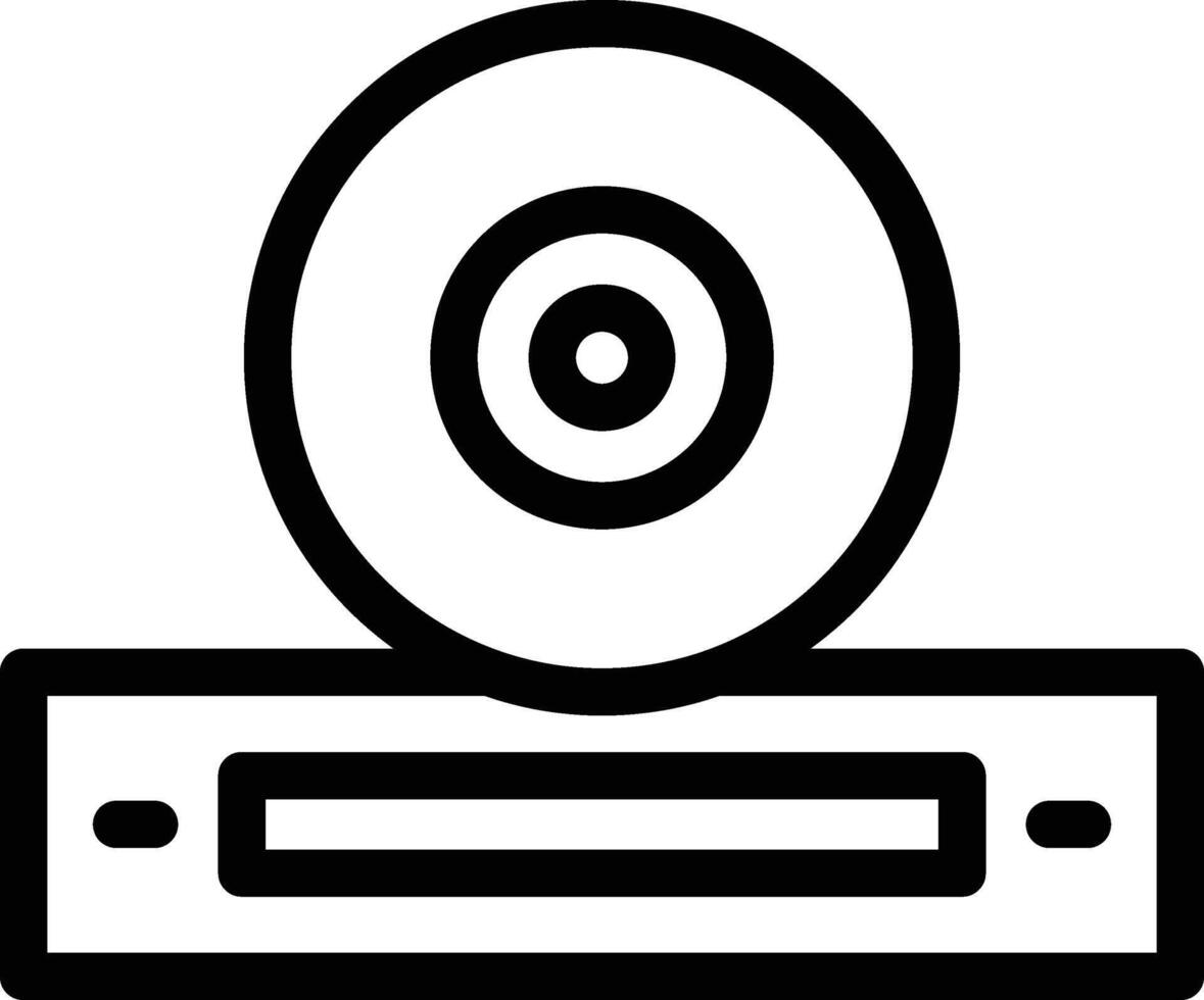 dvd player illustration, icon or symbol vector