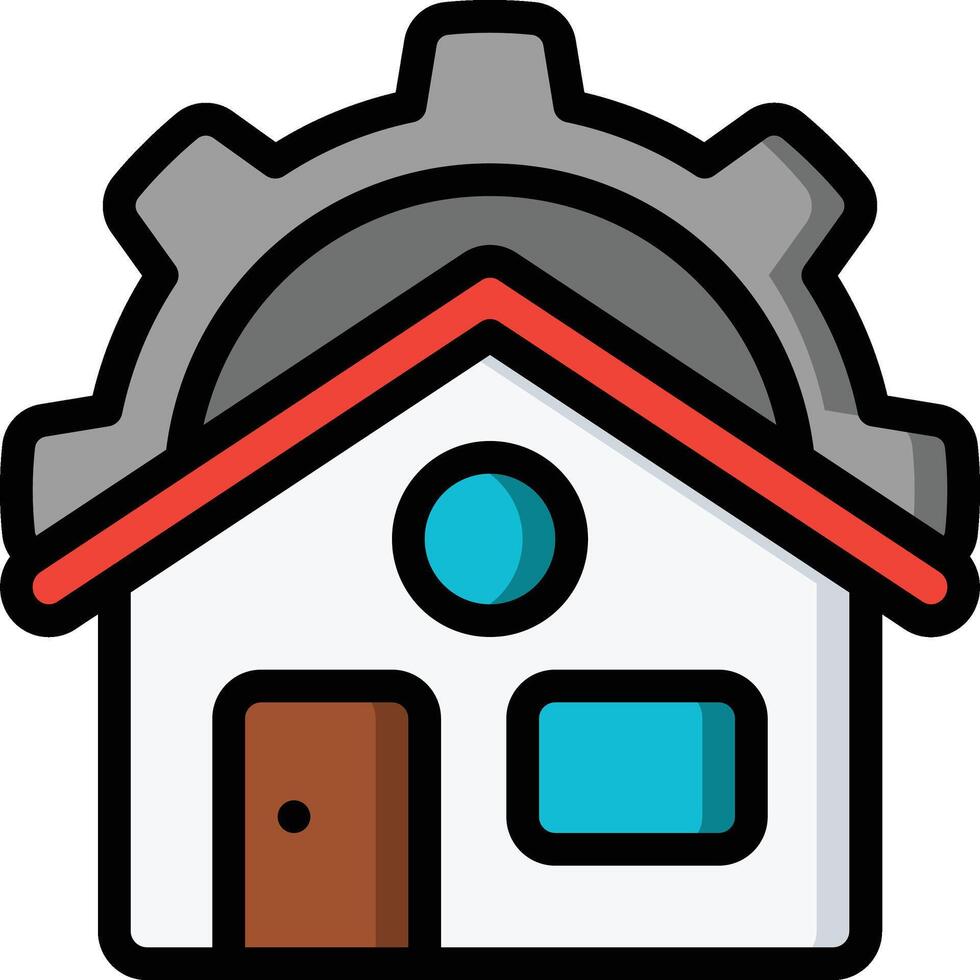 civil engineering illustration, icon or symbol vector