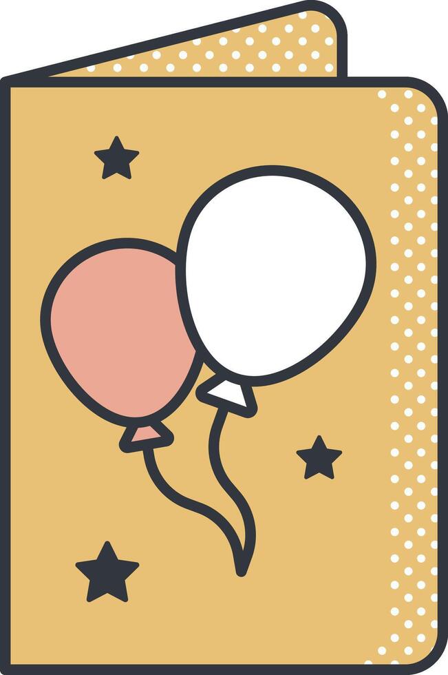 greeting card illustration with the extension .eps vector
