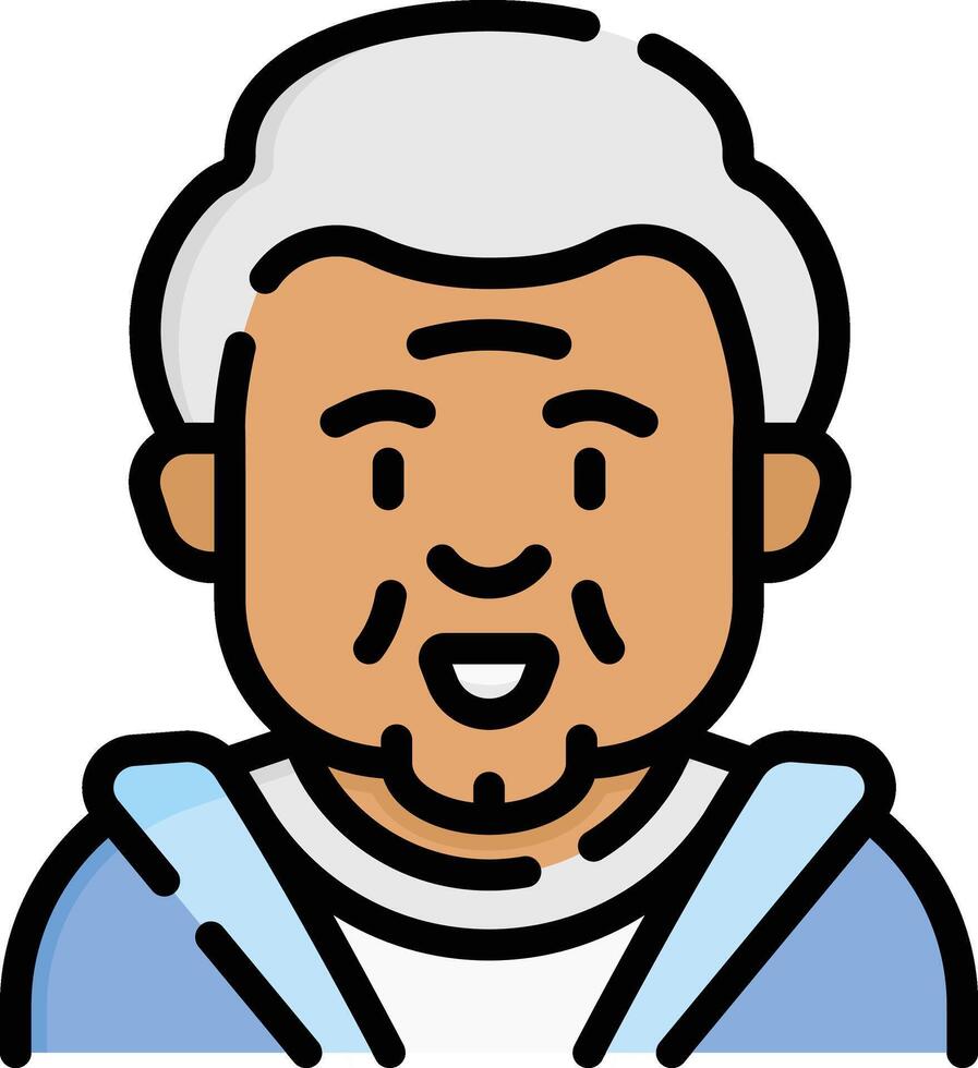 grandmother illustration with the extension .eps vector