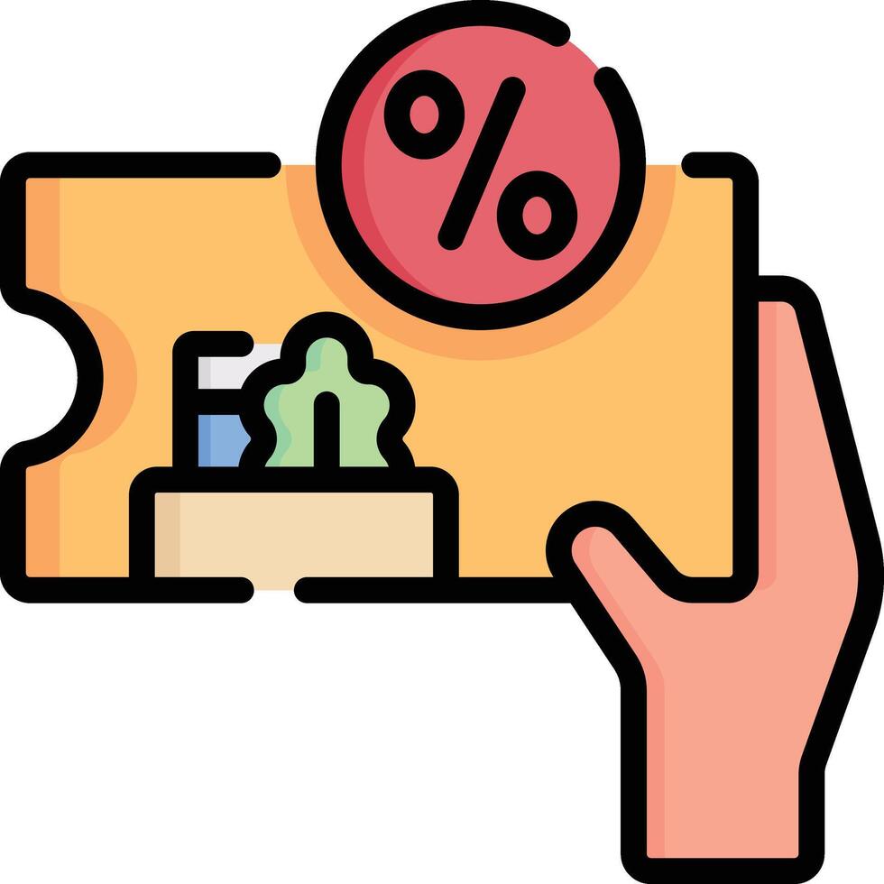 coupons illustration, icon or symbol vector