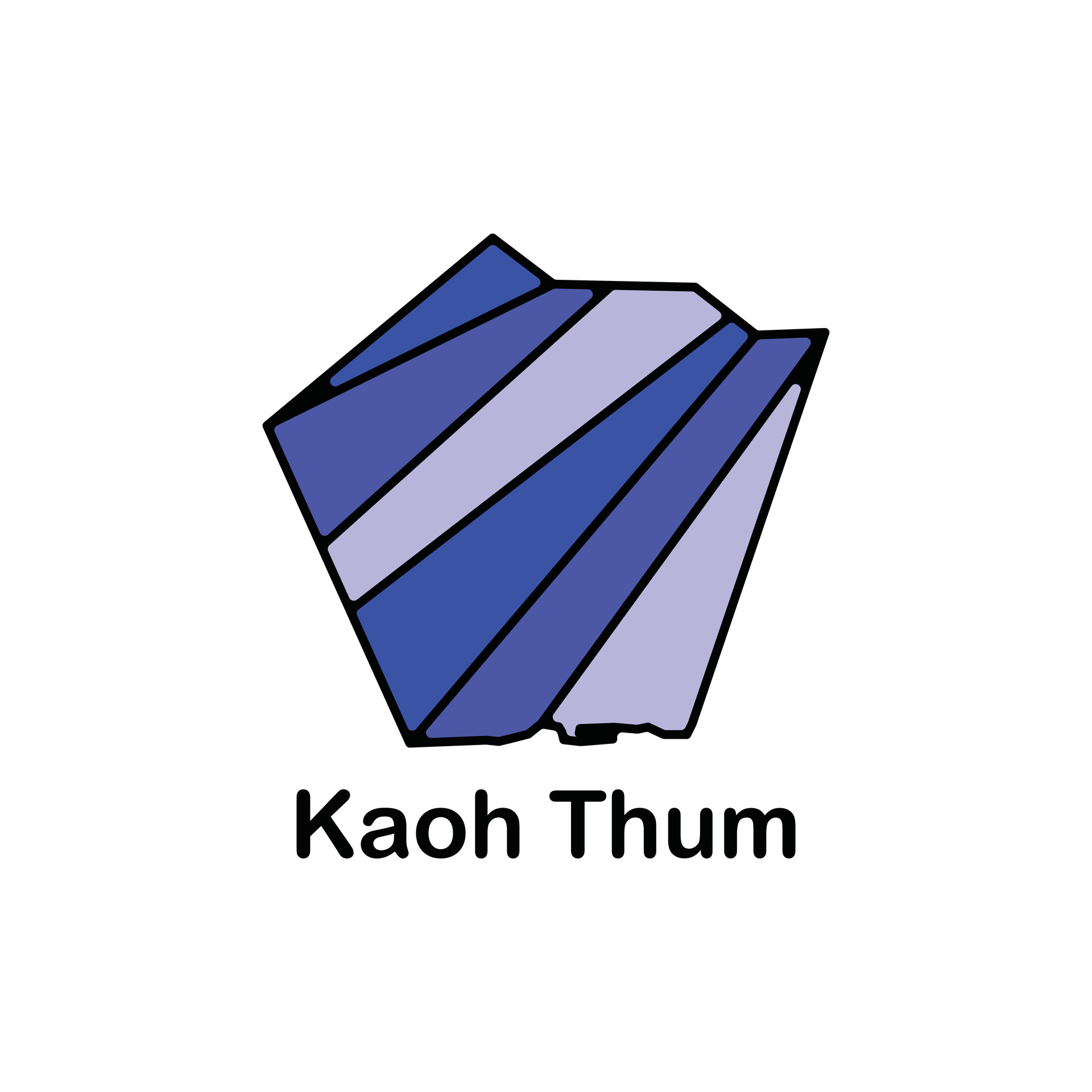 Kaoh Thum map. map of Cambodia Country colorful design, illustration