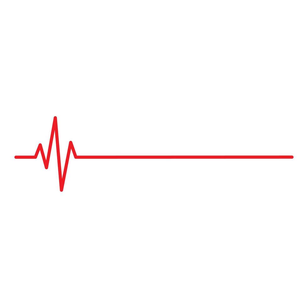 Heartbeat pulse line health medical concept for graphic design, logo, web site, social media, mobile app, ui illustration vector