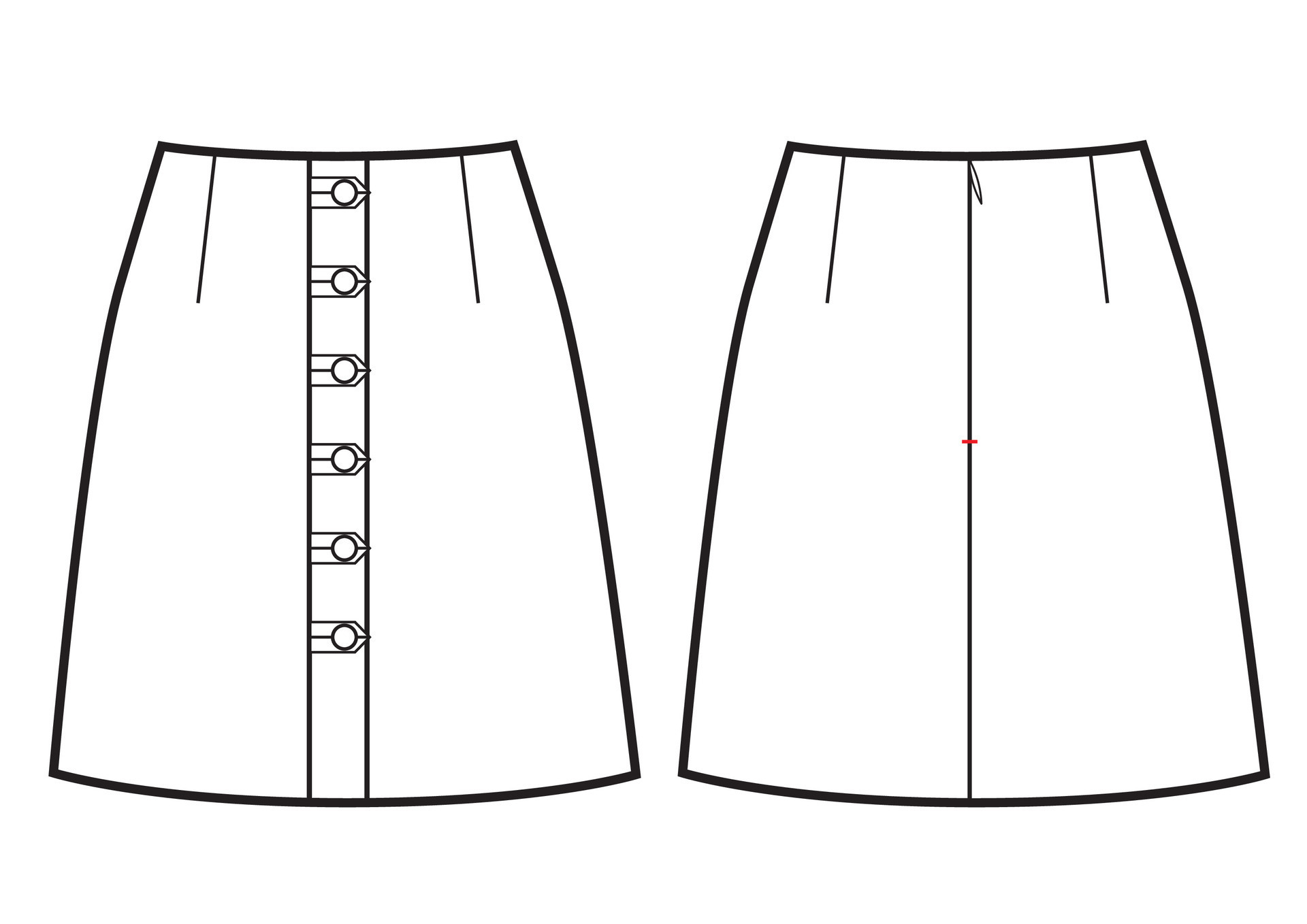 Asilhouette skirt template isolated on white 48856664 Vector Art at Asilhouette skirt template isolated on white 48856664 Vector Art at