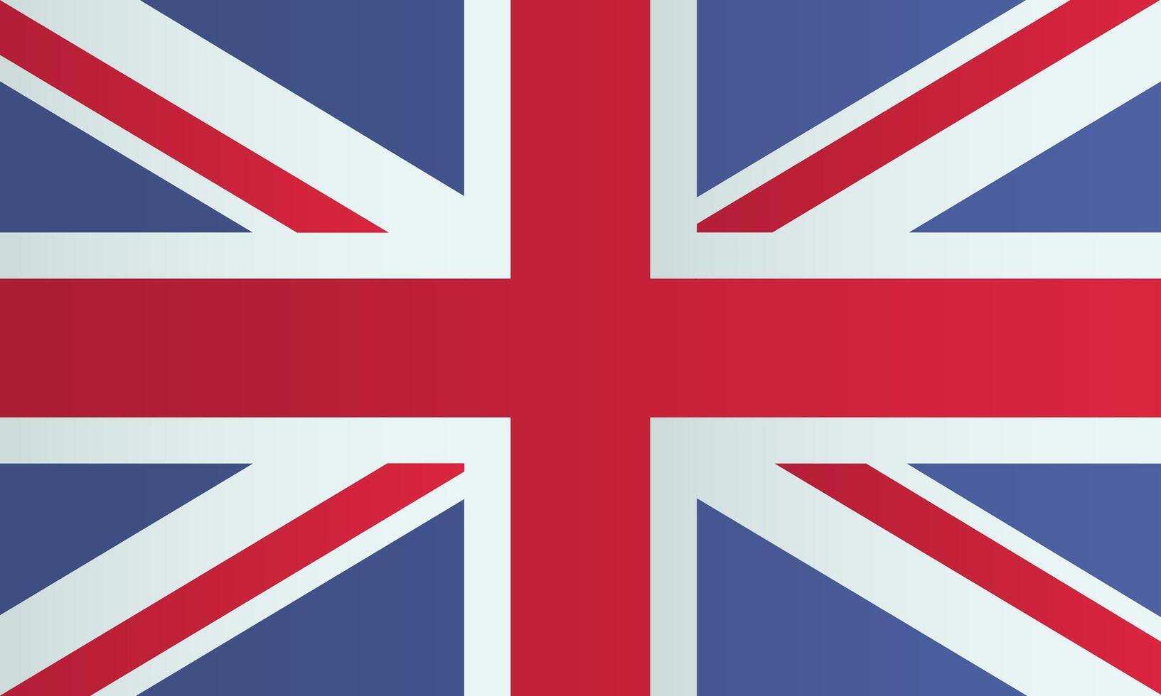 British national flag. Great Britan England identity vector