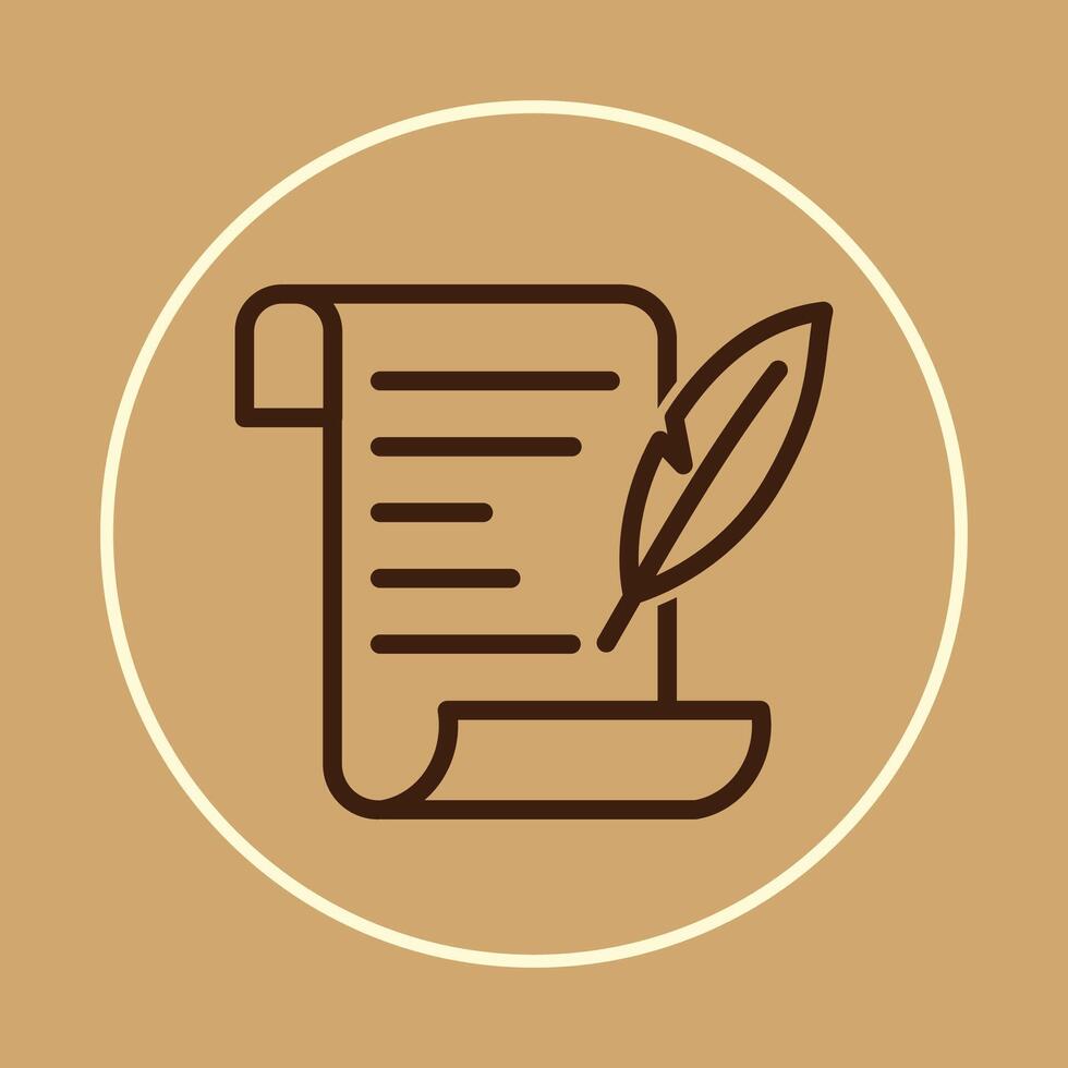 Note trendy icon subtle beautiful illustration colorful abstract artwork vector