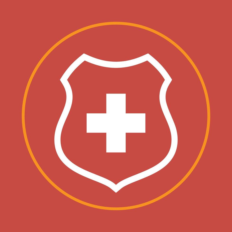 Health care trendy icon cute abstract beautiful illustration colorful artwork design vector