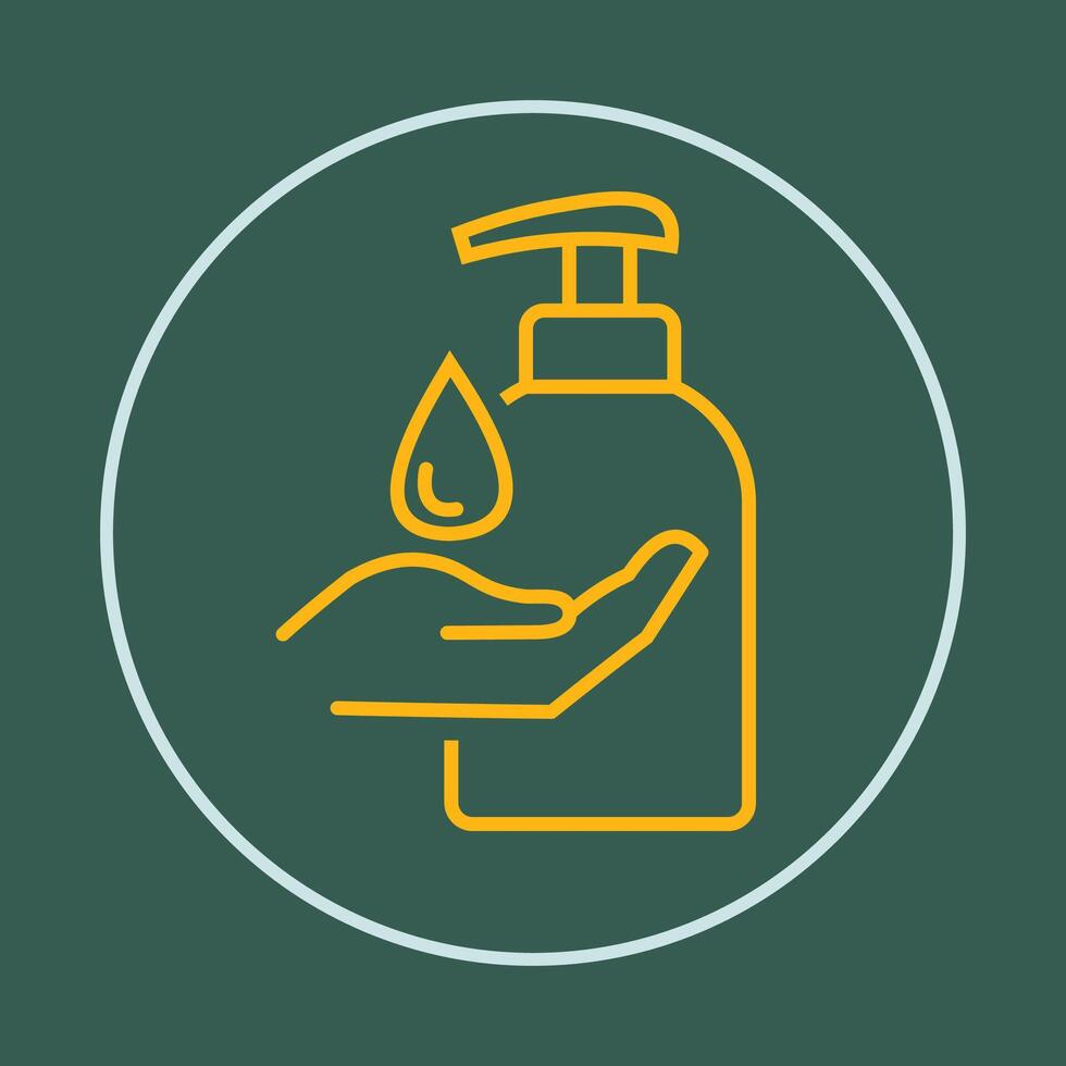 Handwash trendy icon cunning abstract beautiful illustration colorful artwork design vector