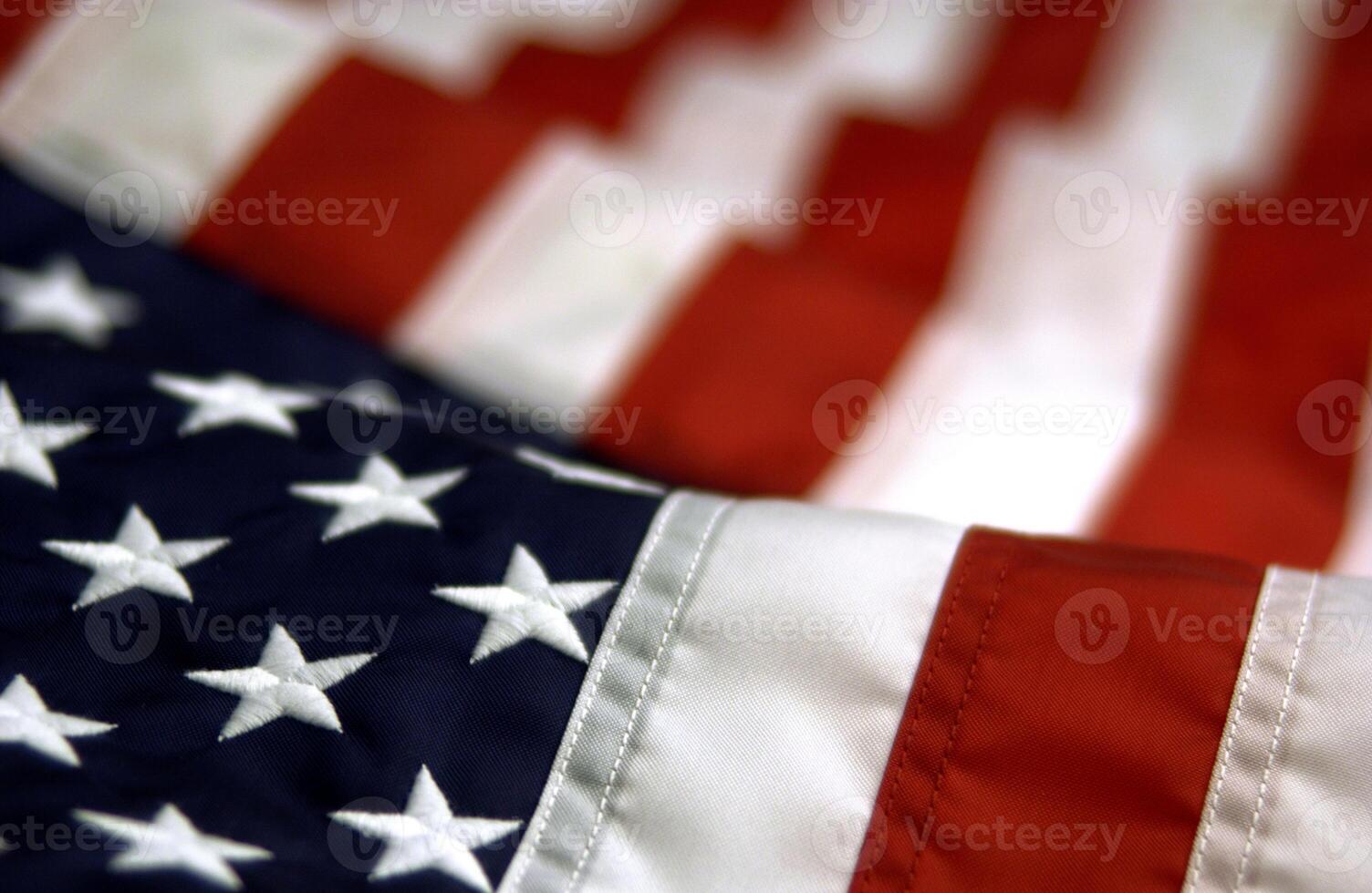 American Flag wave photo