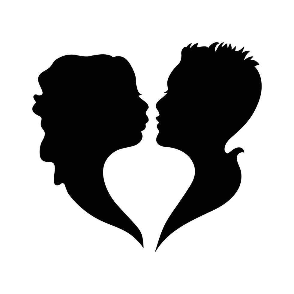 couple, love for each other vector