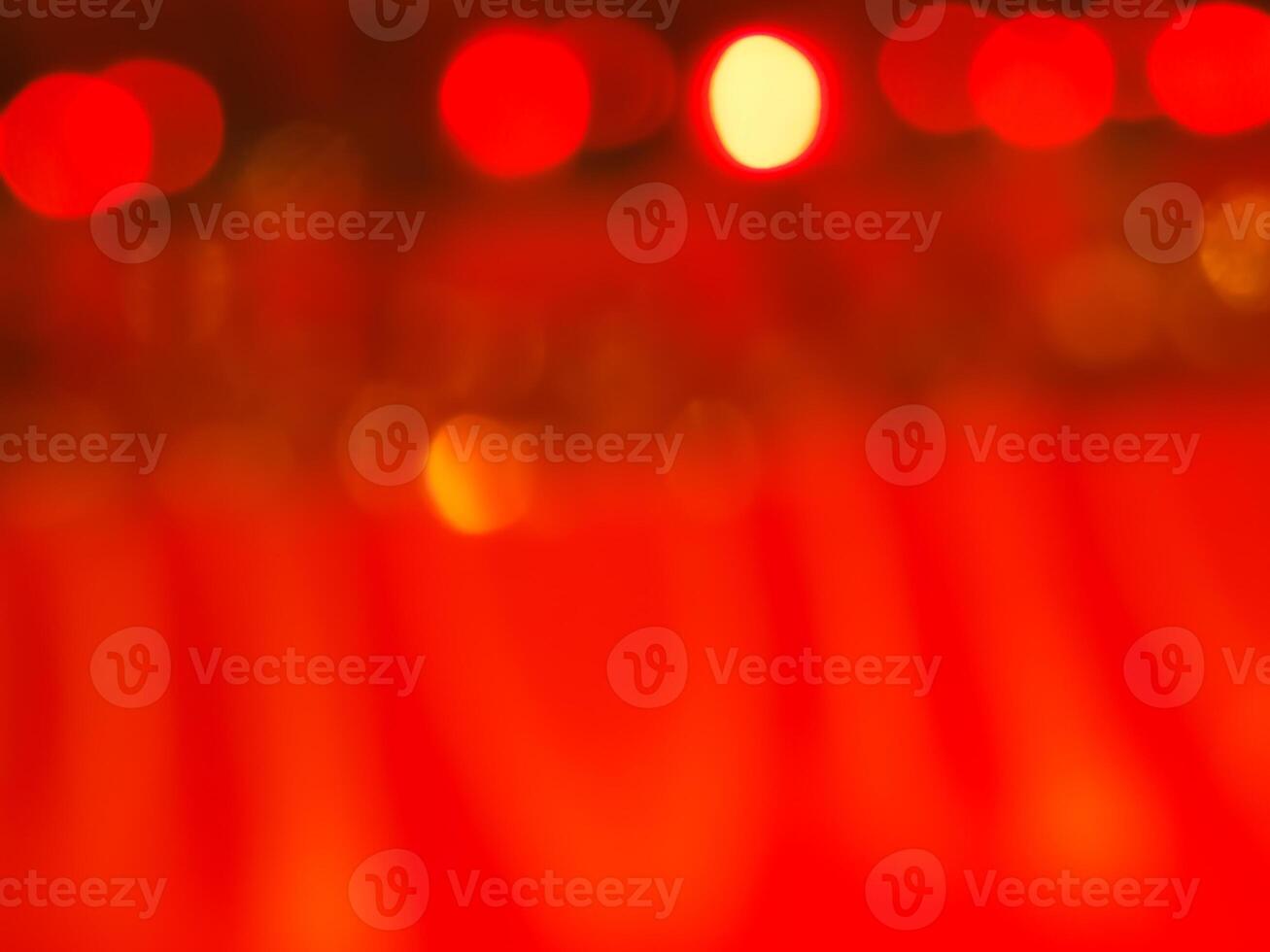 Blurred orange lights for abstract background celebrating festivals like New Year's Day or Chinese New Year. photo