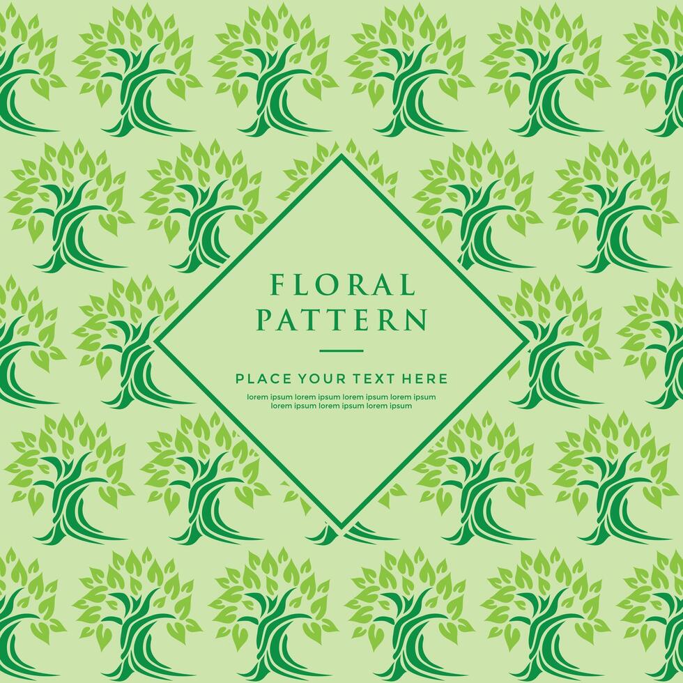 floral pattern background vector