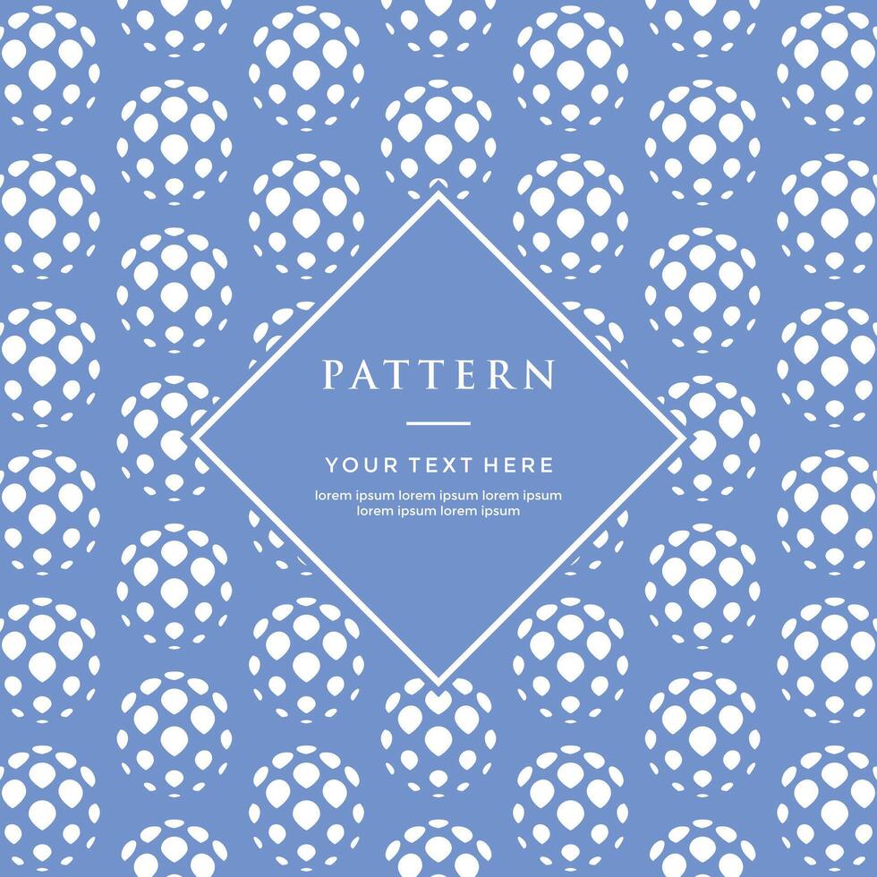 abstract seamless repeat polka dot pattern vector