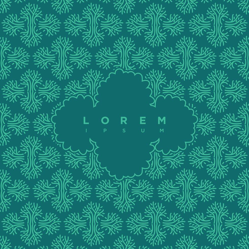 Abstract floral seamless pattern, Tropical floral background vector