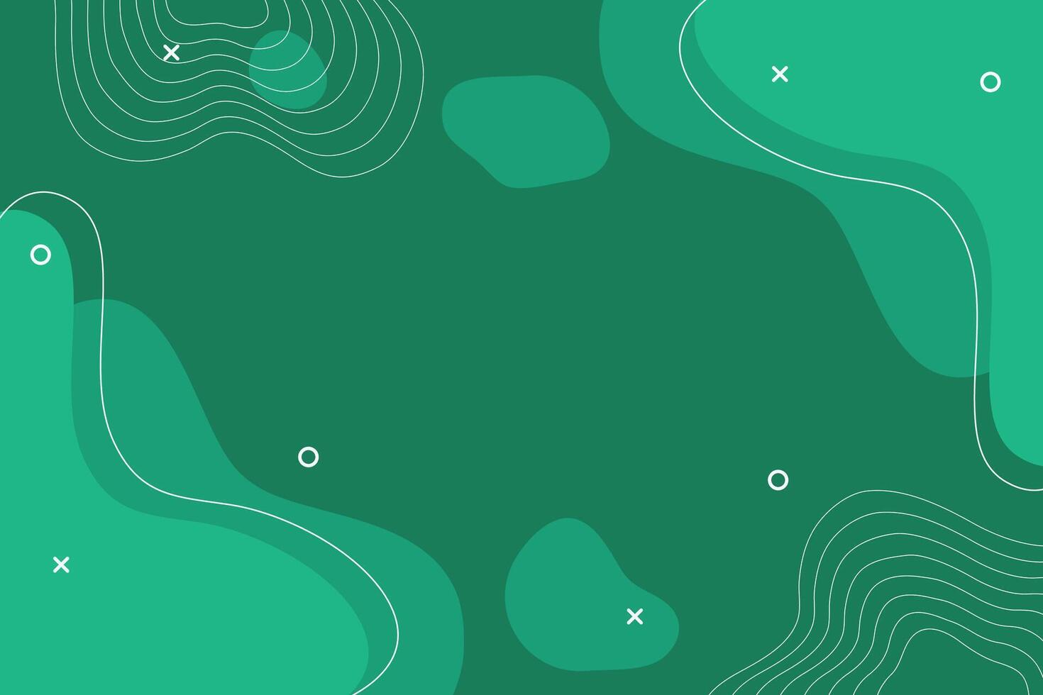 Abstract Background with Retro Memphis and Dark Green Pastel Color.. illustration vector