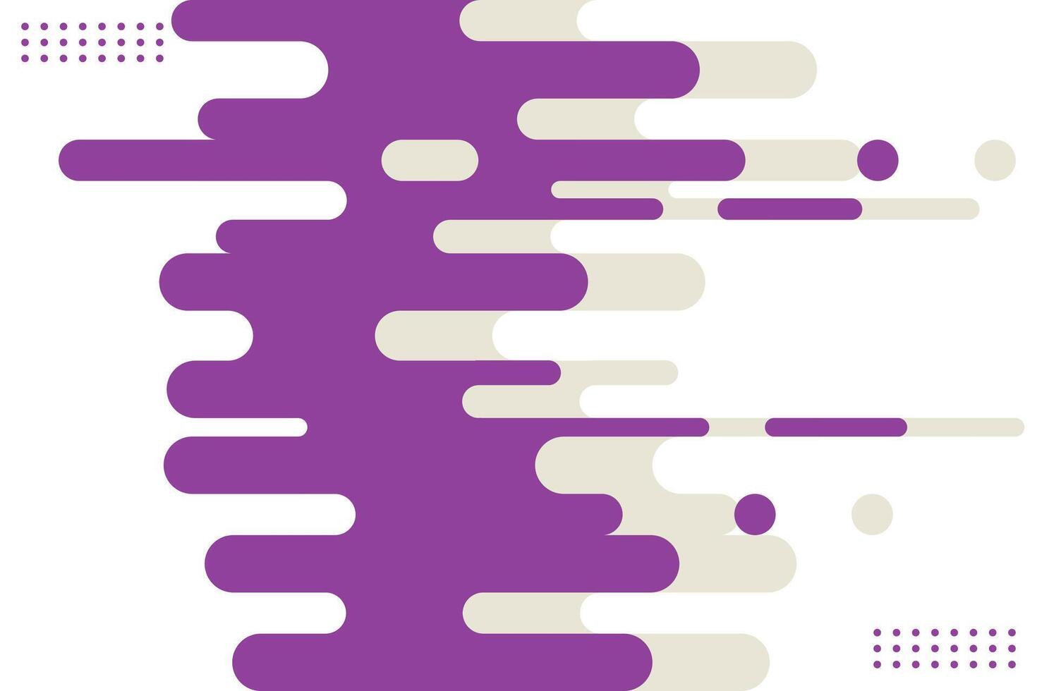 Purple rounded lines background. Abstract dashed lines and dots. illustration vector