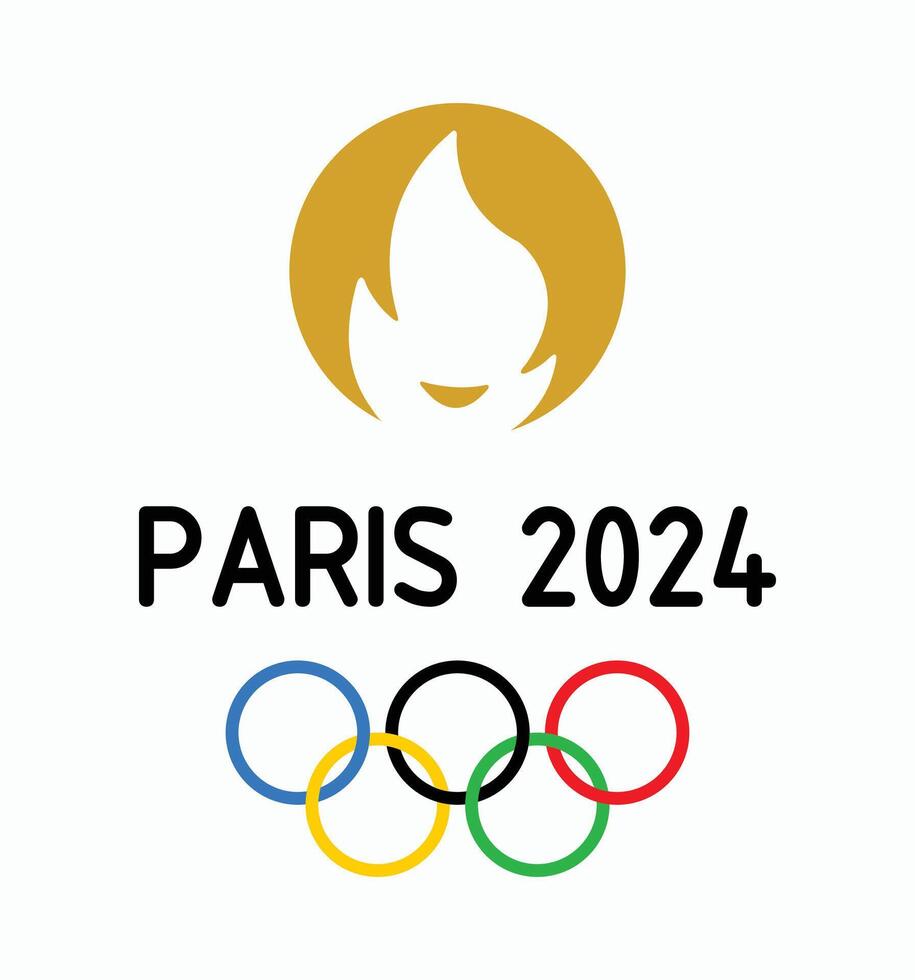 Paris, France - 2024 Summer Olympic Games Paris 2024. Esp file vector