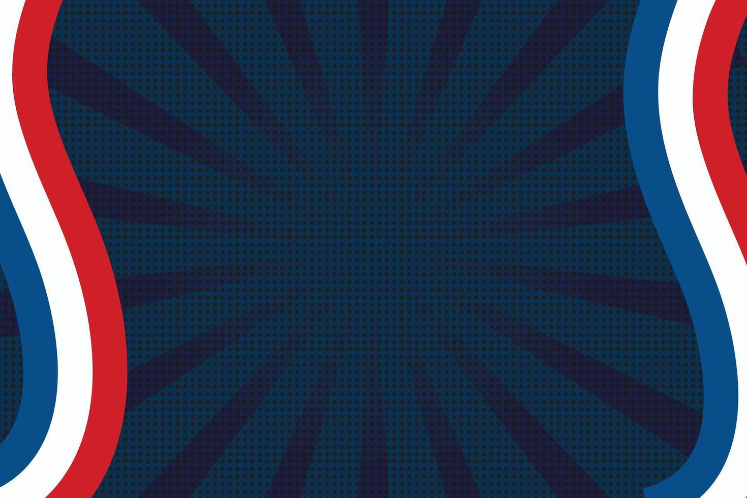French Background with Flags Decoration on Blue Banner vector