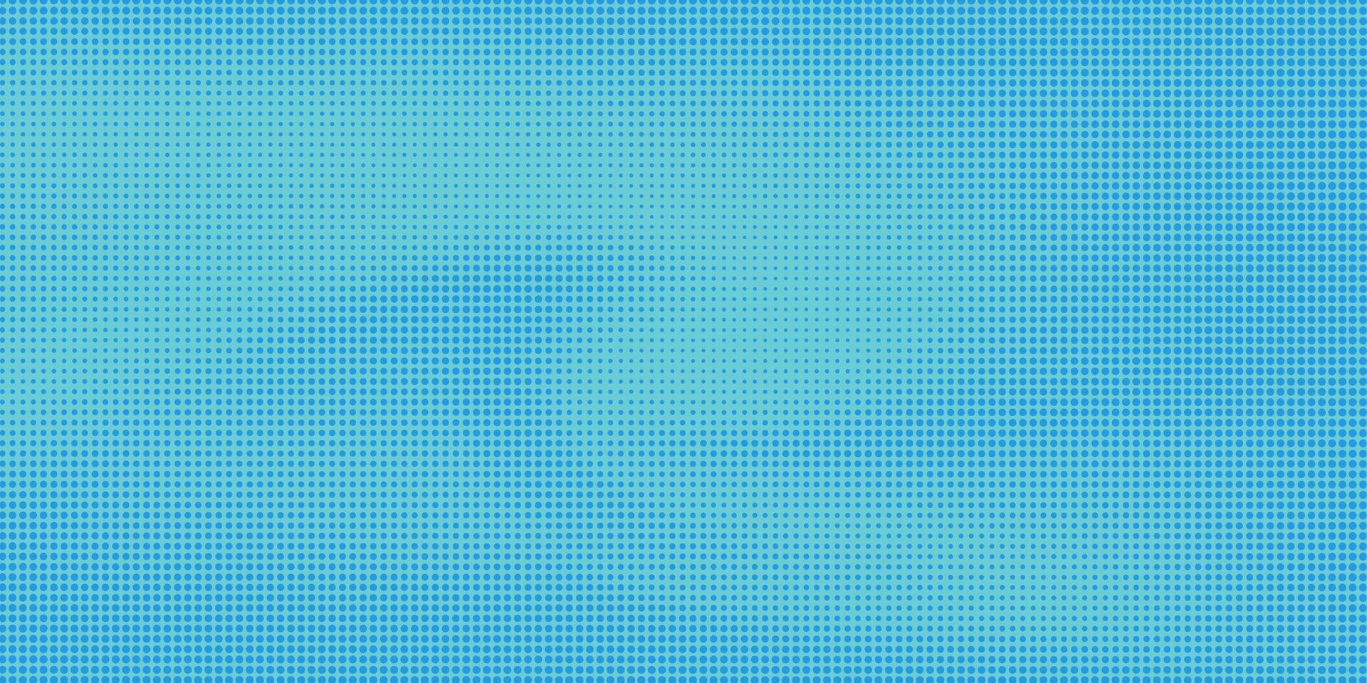 Blue abstract background with wavy dotted pattern with Halftone effect. Groovy illustration. vector