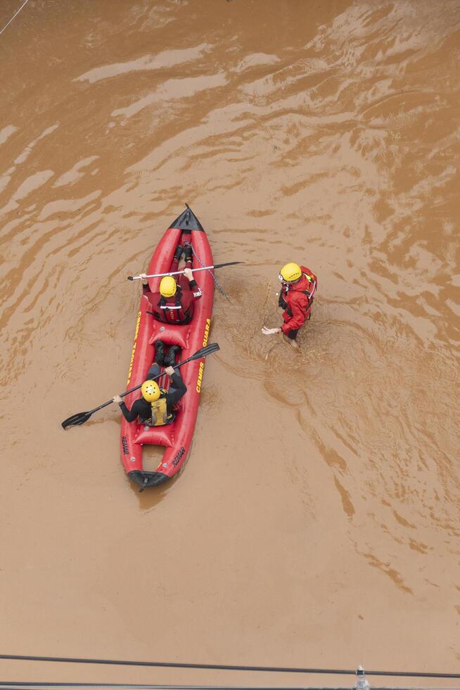 Flood in southern Brazil leaves the city of Igrejinha flooded and residents are rescued photo