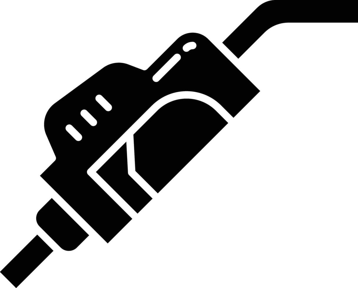 Fuel solid glyph illustration vector