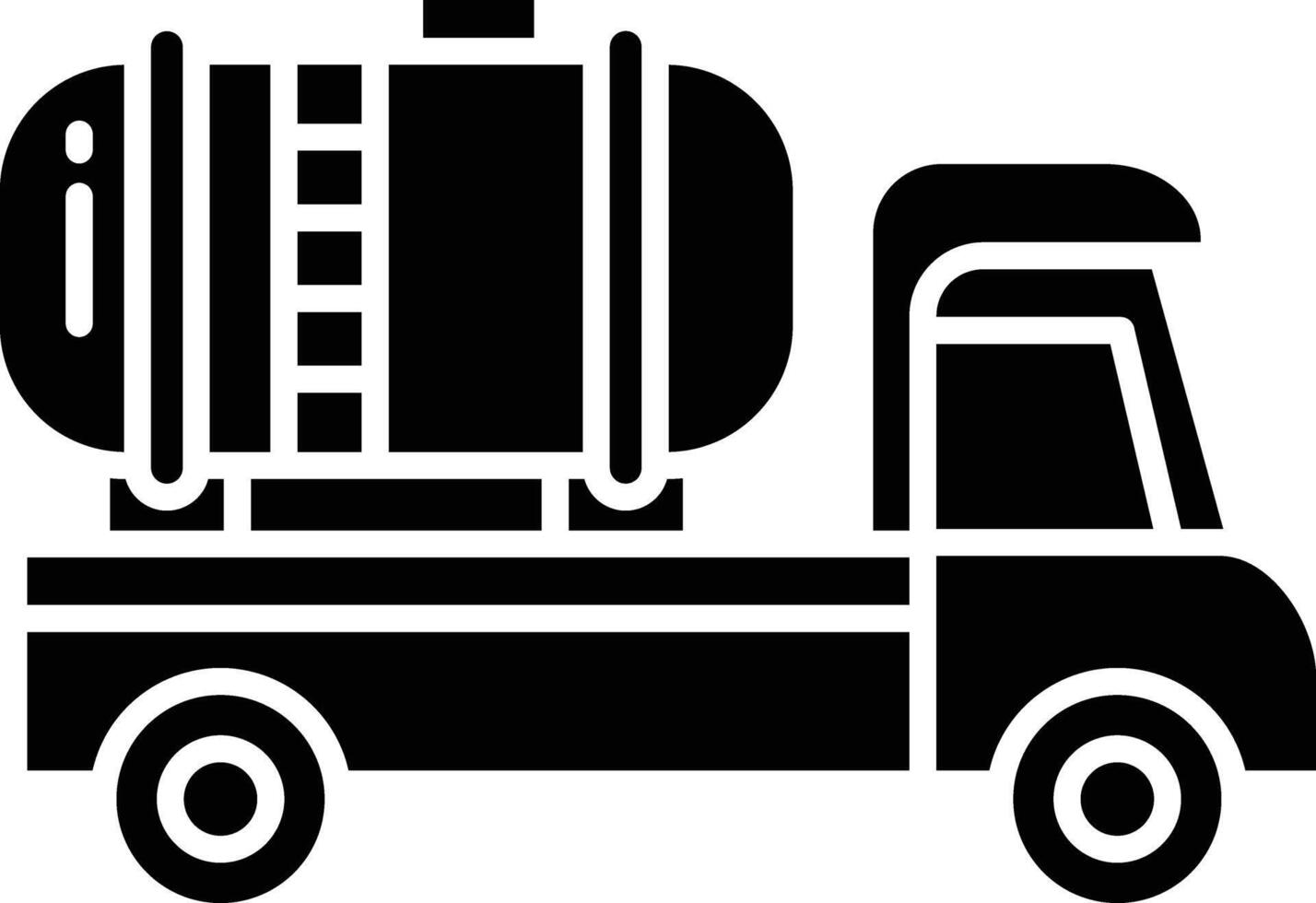 Transportation solid glyph illustration vector