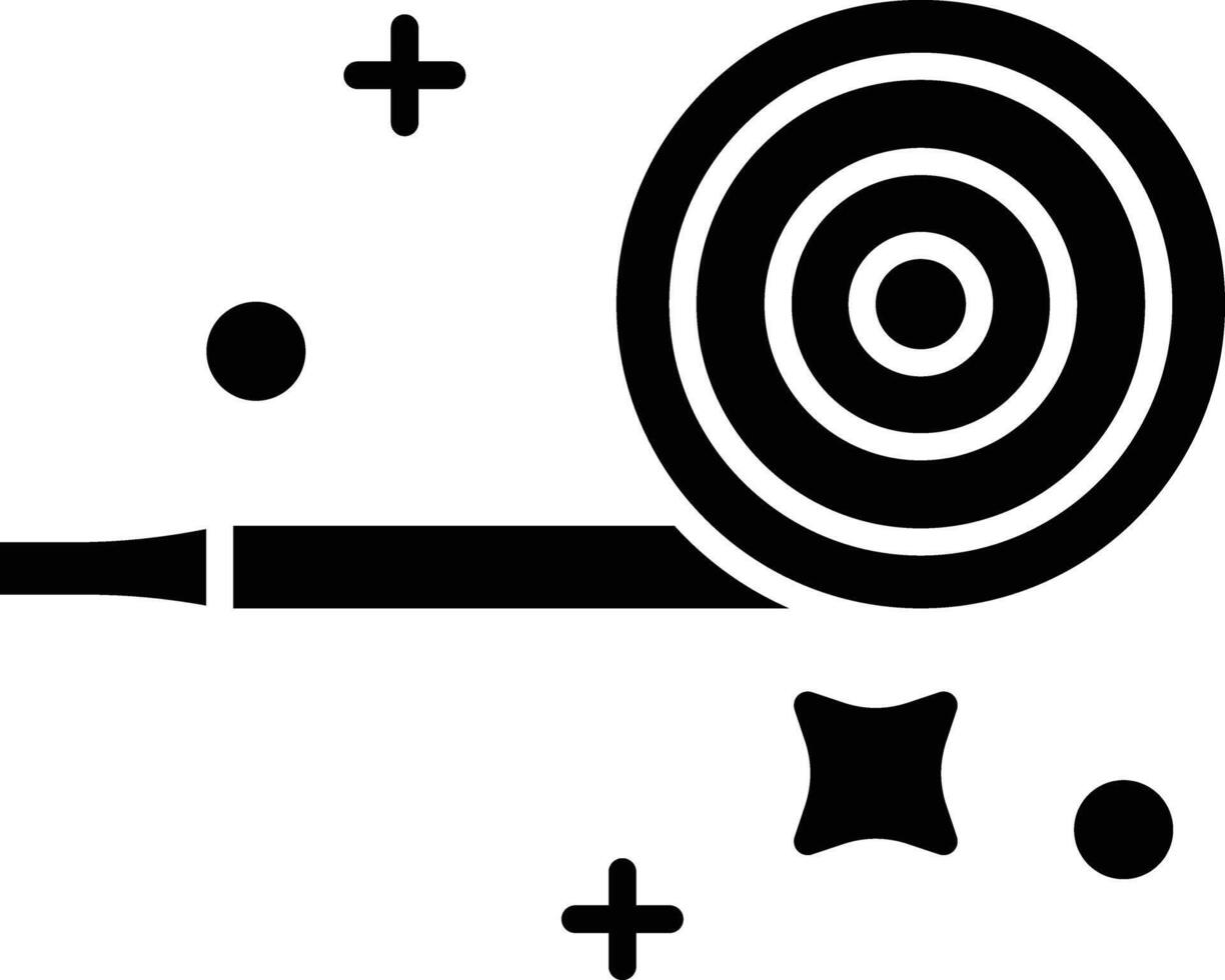 Party Blower solid glyph illustration vector
