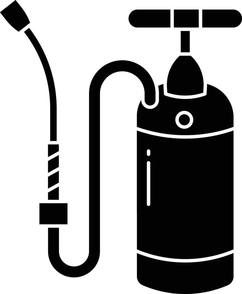 spray machine solid glyph illustration vector