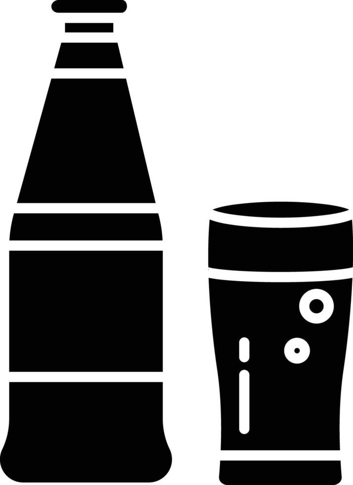Inca Cola solid glyph illustration vector