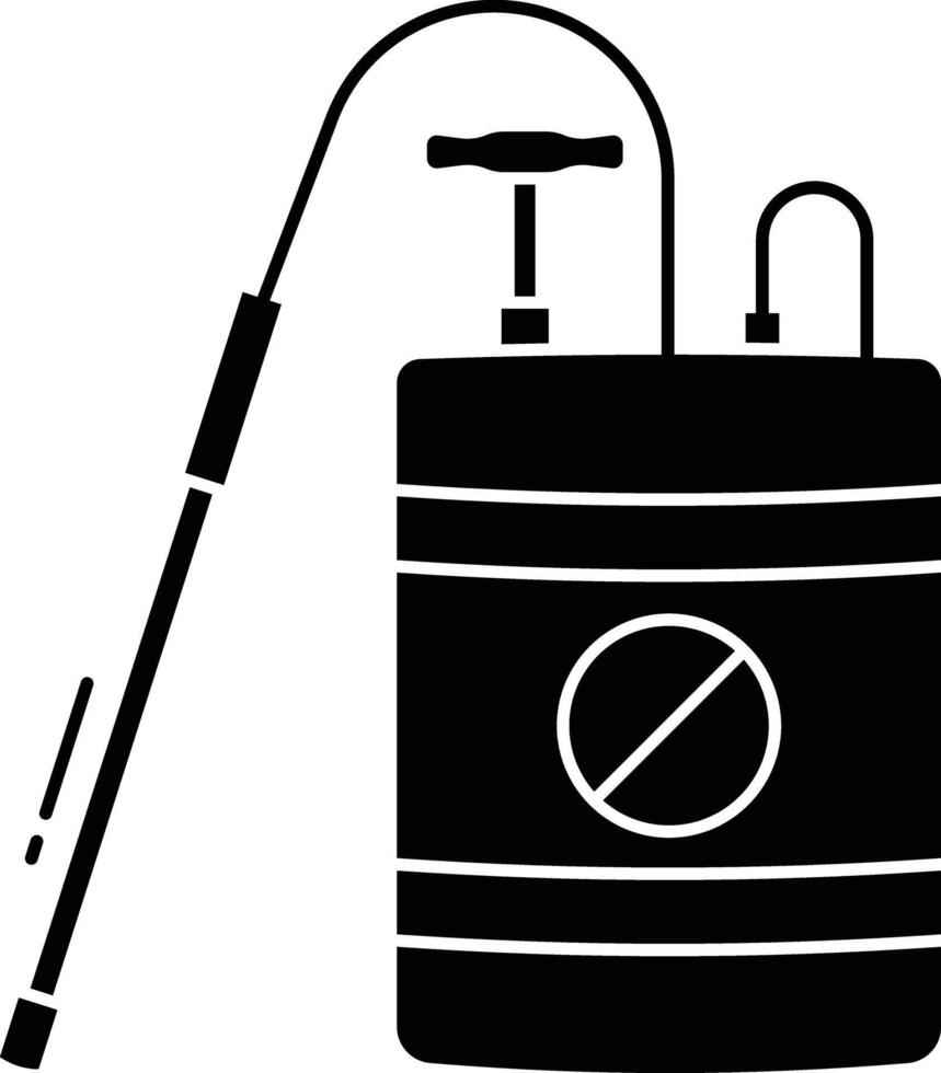 pest control solid glyph illustration vector