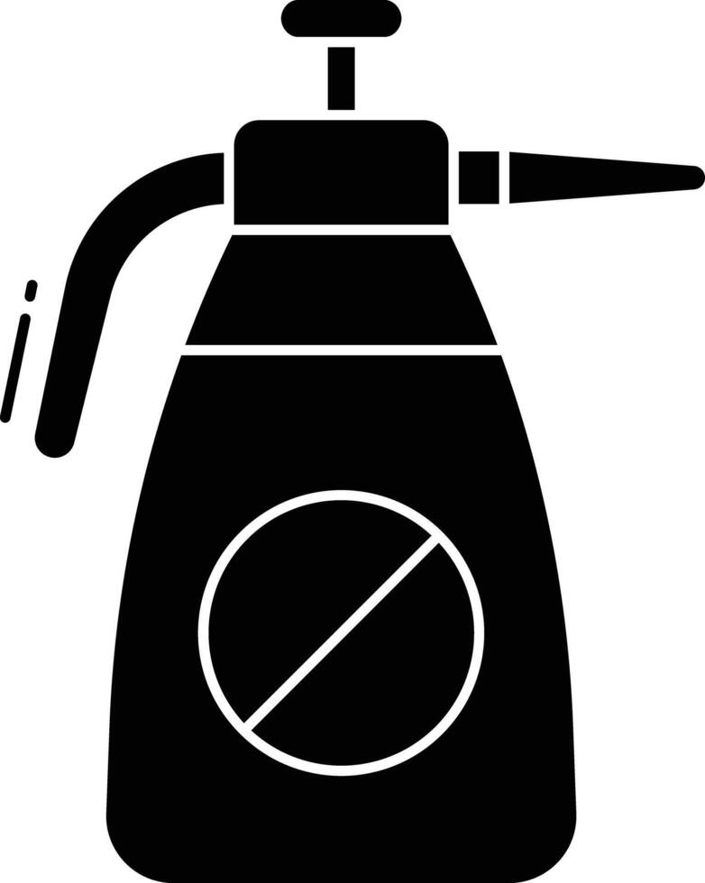 insecticide spray solid glyph illustration vector