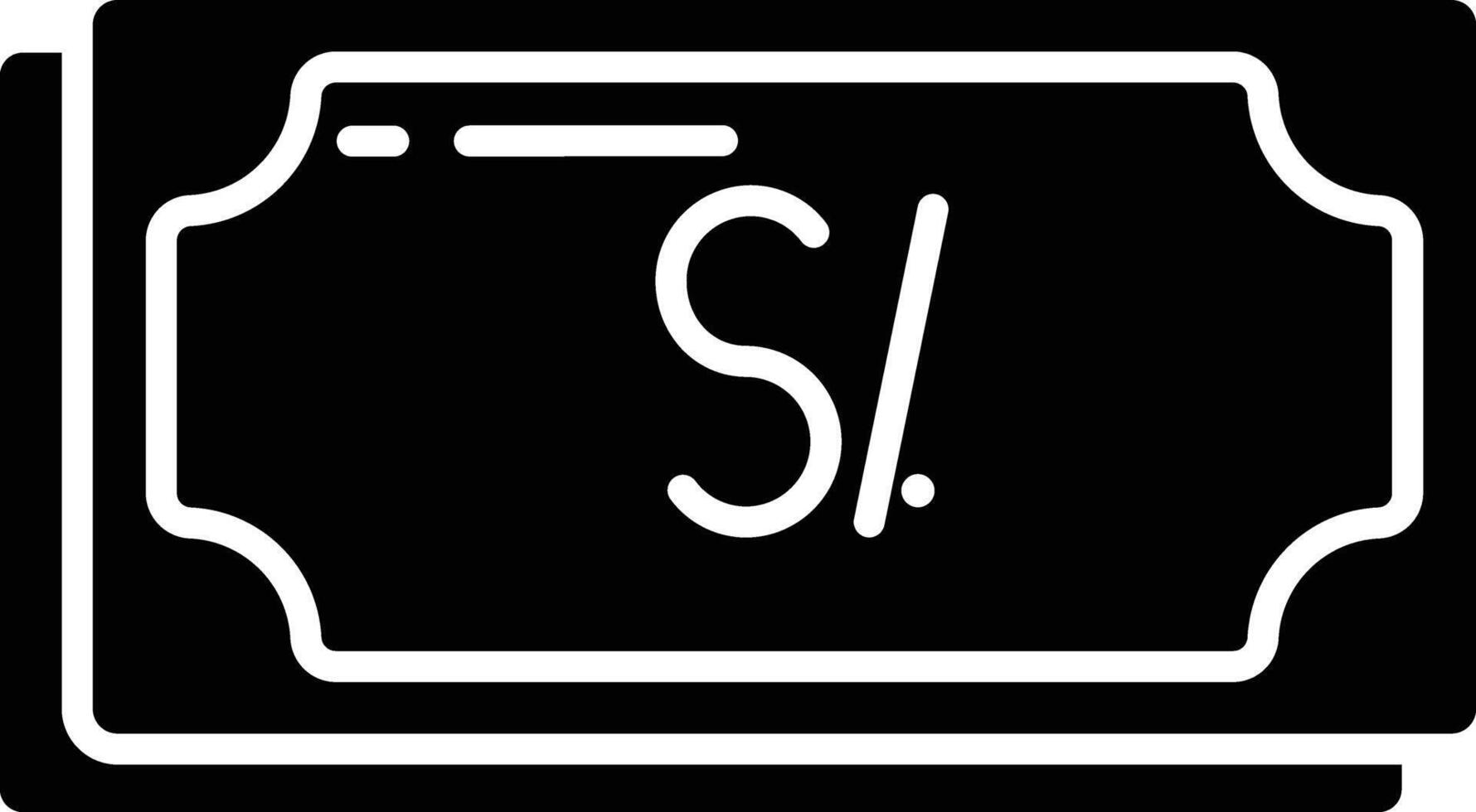 Sol solid glyph illustration vector