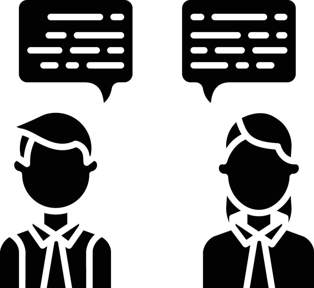Girl avatar solid glyph illustration vector