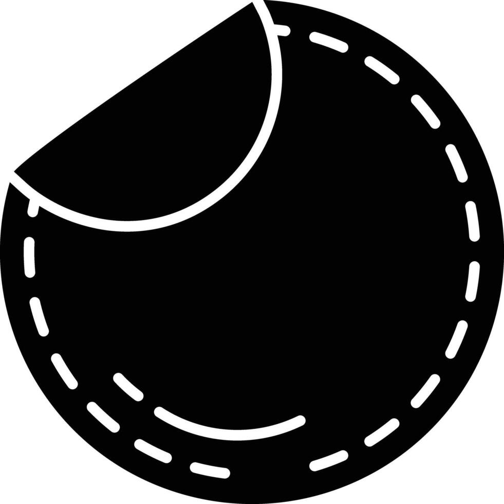 stickers solid glyph illustration vector