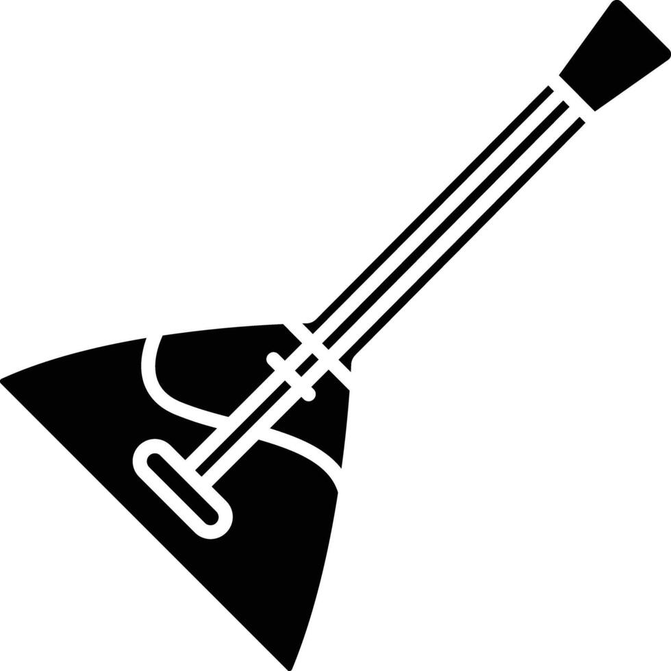 Balalaika solid glyph illustration vector