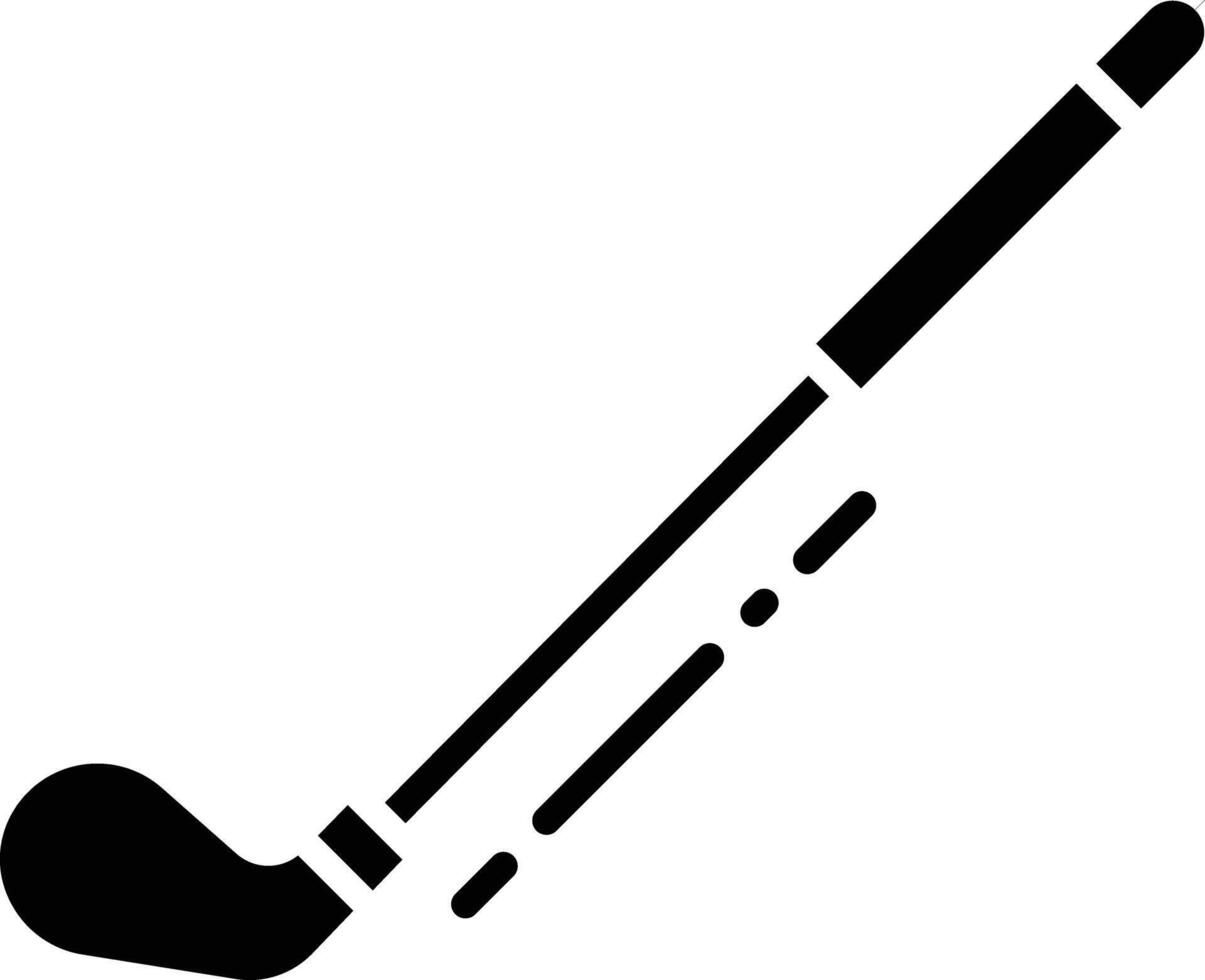Golf Stick solid glyph illustration vector