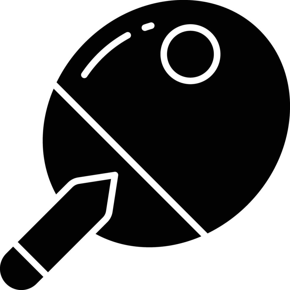 Ping solid glyph illustration vector