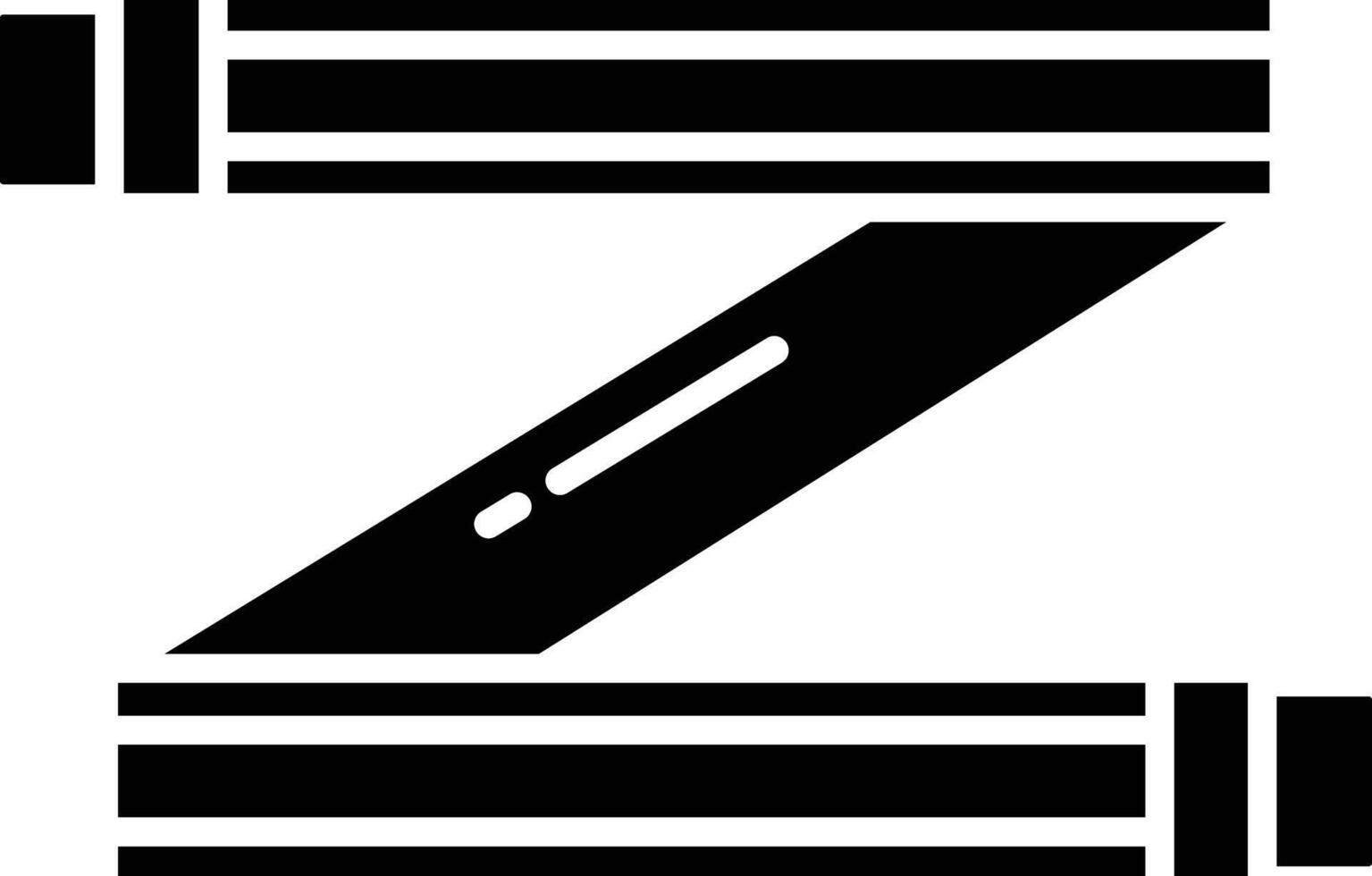 Expander solid glyph illustration vector