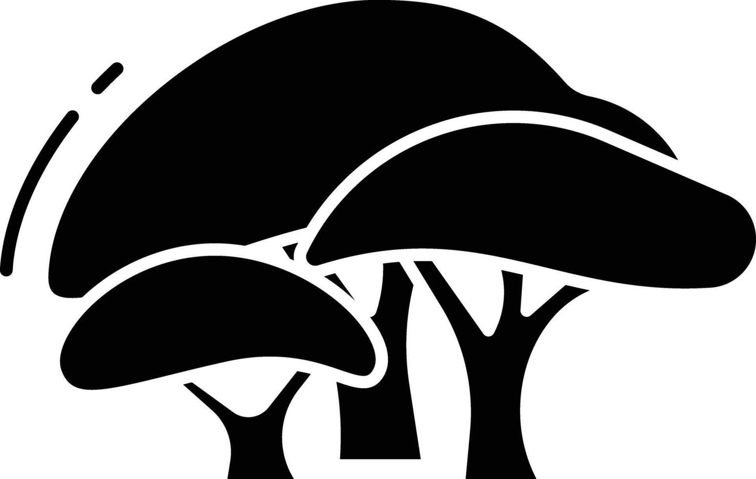 dracaena cinnabari solid glyph illustration vector