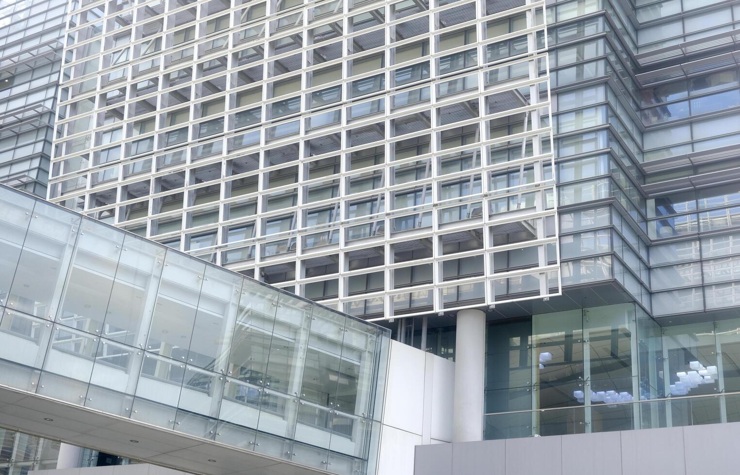 Part of corporated commerical tall building in Hong Kong photo