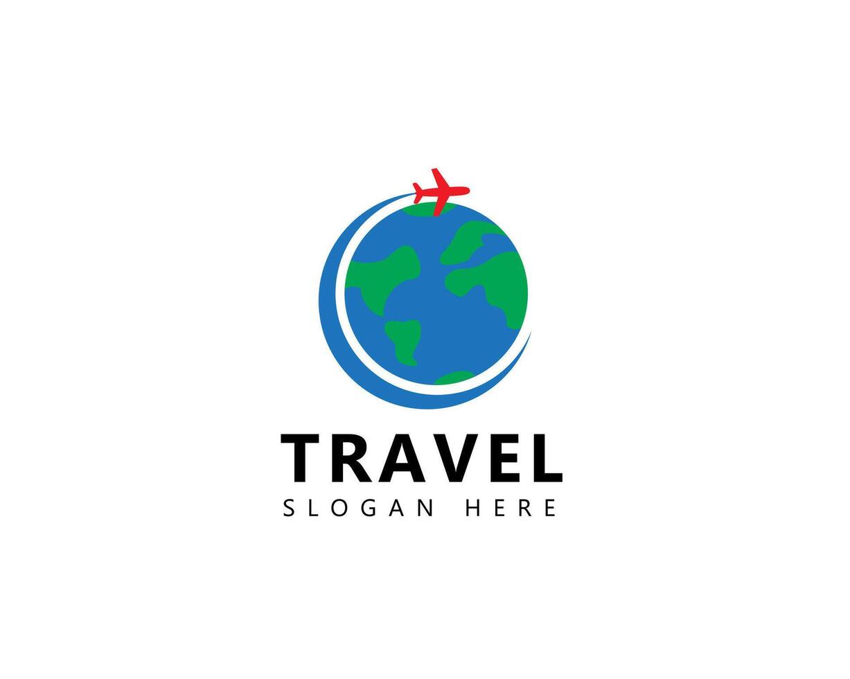 Agency travel business logo designs concept template. Plane Travel logo transport logistics delivery. vector