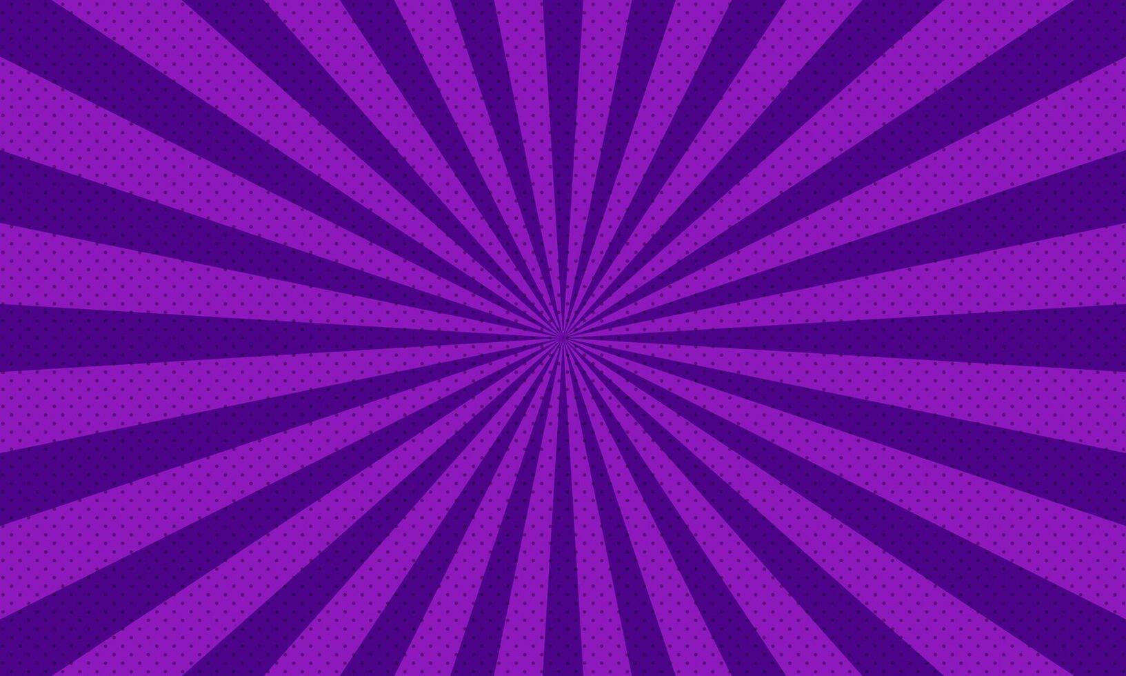 Retro rays comic purple background pop art style vector