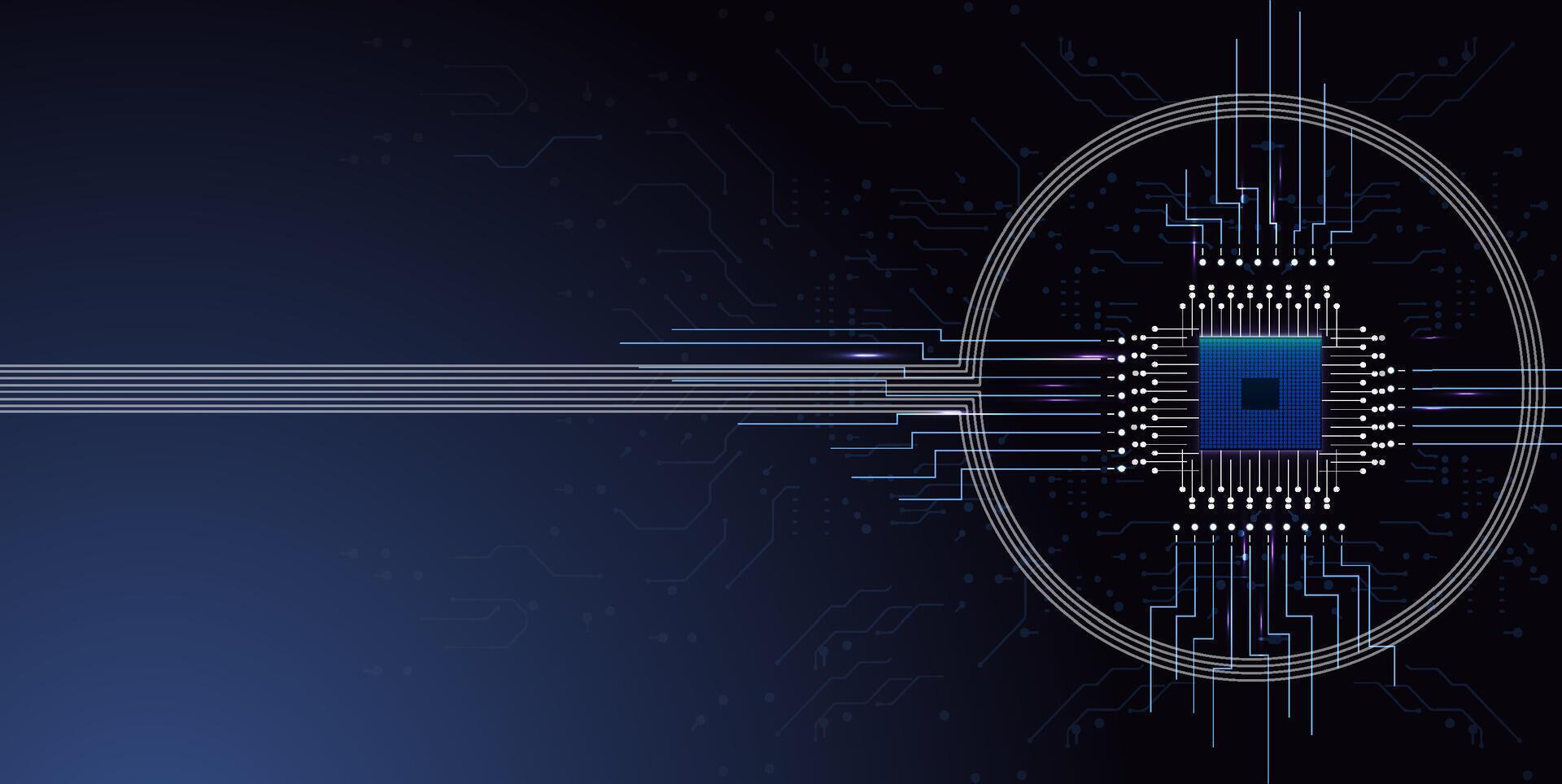 Illuminated Circular Platform Displaying Modern Design in a Darkened Space vector
