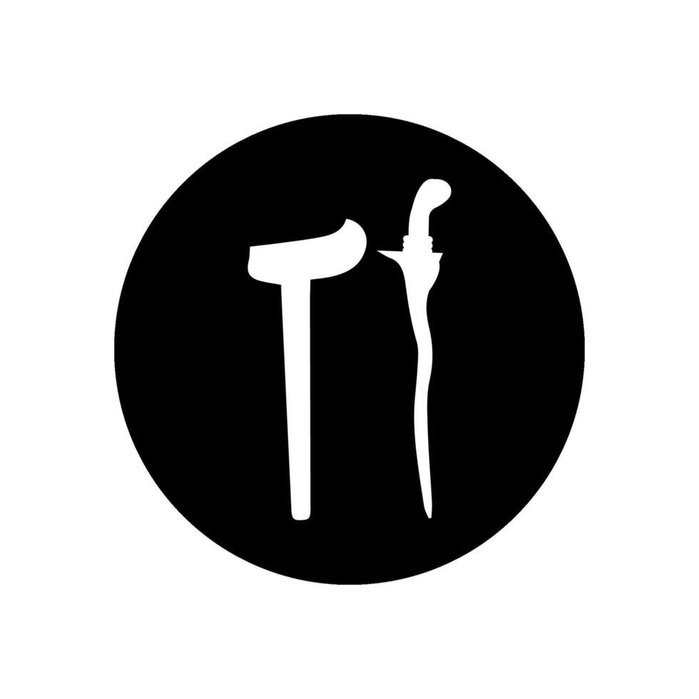 Flat design of traditional Indonesian Keris weapon vector
